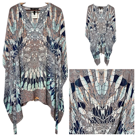 BCBGMaxAzria Dresses & Skirts - BCBGMaxAzria Beachy Kaftan Dress XS | Boho Festival | Resortwear Coachella Vibe